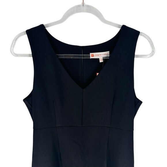 Jude Connally Dress Womens Medium Black Naomi Ponte Knit Sleeveless NEW $228 - Picture 9 of 16